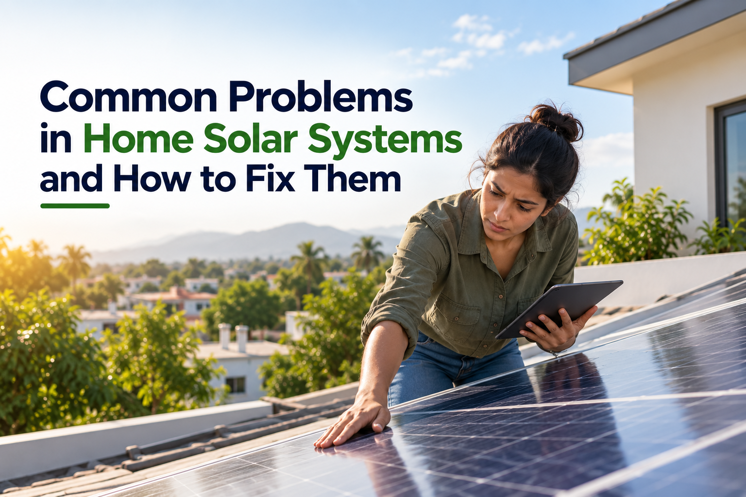 Common Problems in Home Solar Systems and How to Fix Them