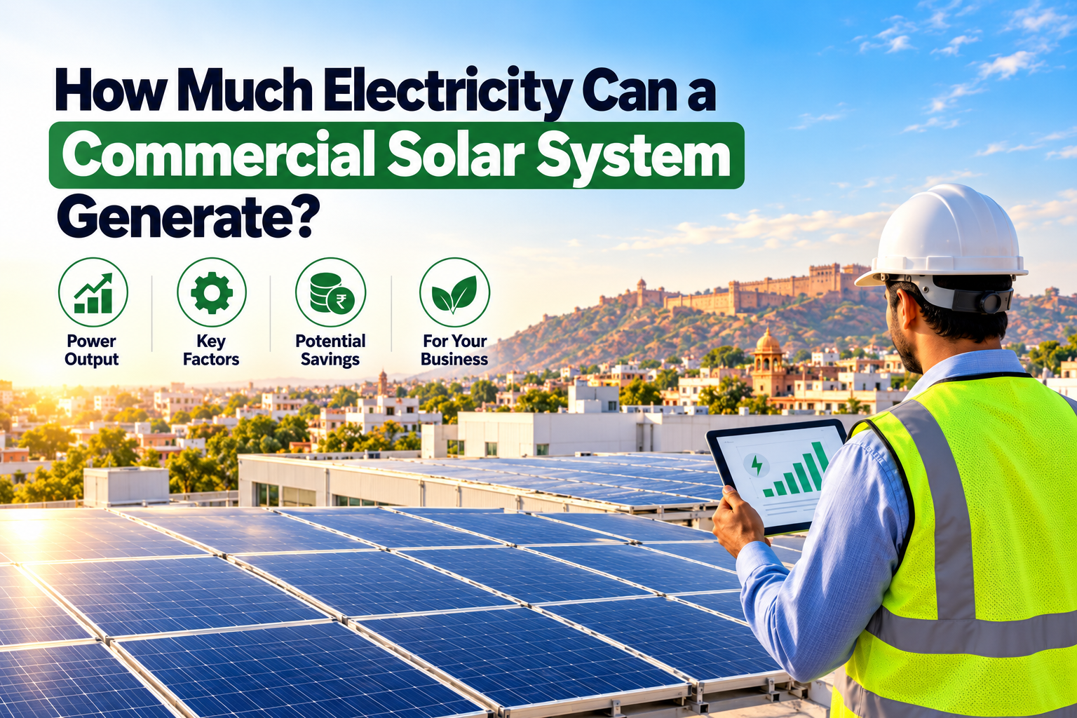 How Much Electricity Can a Commercial Solar System Generate?