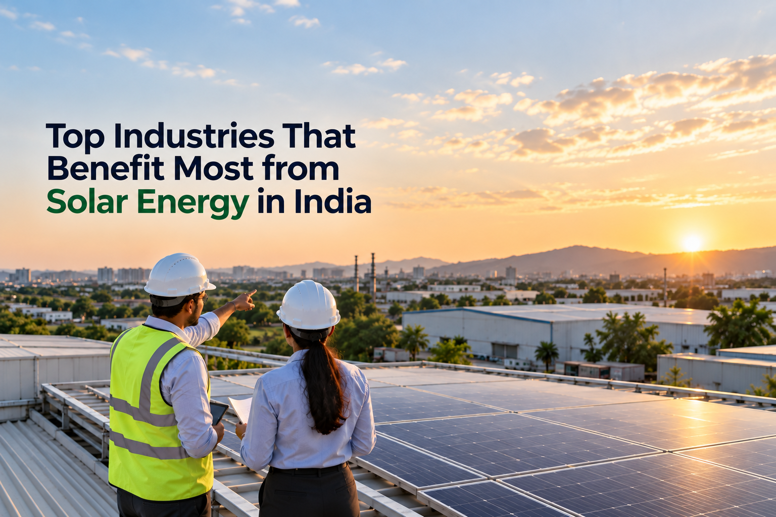 Top Industries That Benefit Most from Solar Energy in India