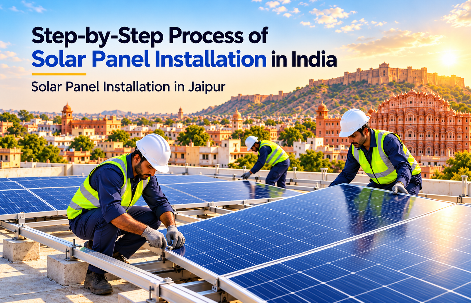 Step-by-Step Process of Solar Panel Installation in India